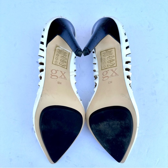 GX Gwen Stefani Addie Pumps Size 10M Perforated Laser Cut Out Pointy Toe Heels - Picture 10 of 10